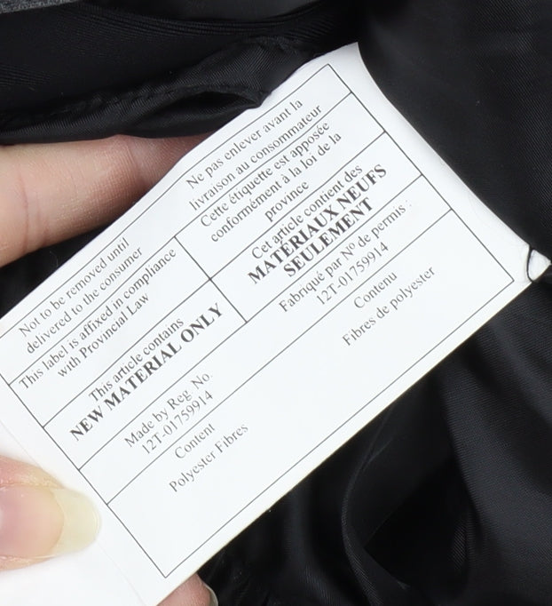 Dare2b Men's Grey Puffer Jacket, Size L, Hooded