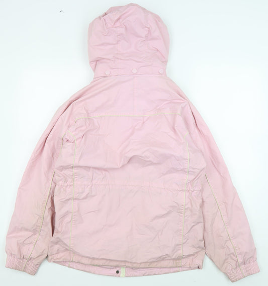 Trespass Women's Pink Waterproof Hooded Jacket - Size 10