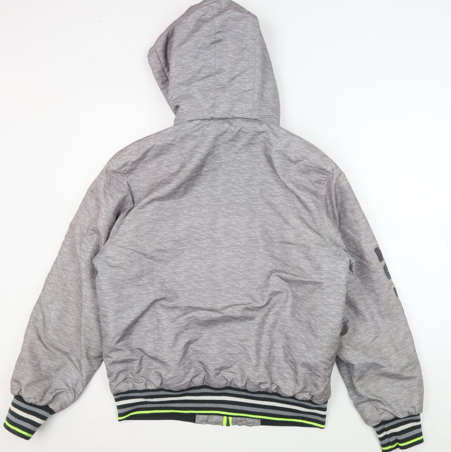 Everlast Men's Grey Hooded Jacket, Size M, Sports Casual