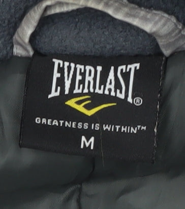 Everlast Men's Grey Hooded Jacket, Size M, Sports Casual