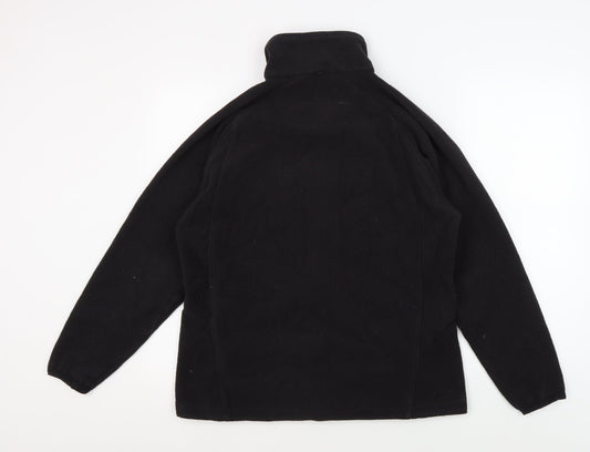 Gelert Unisex Black Fleece Jacket - Size 14