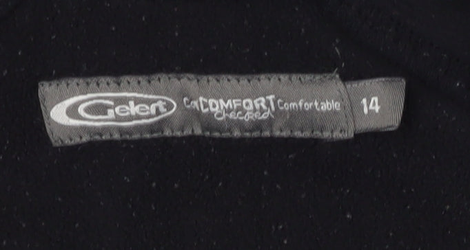 Gelert Unisex Black Fleece Jacket - Size 14