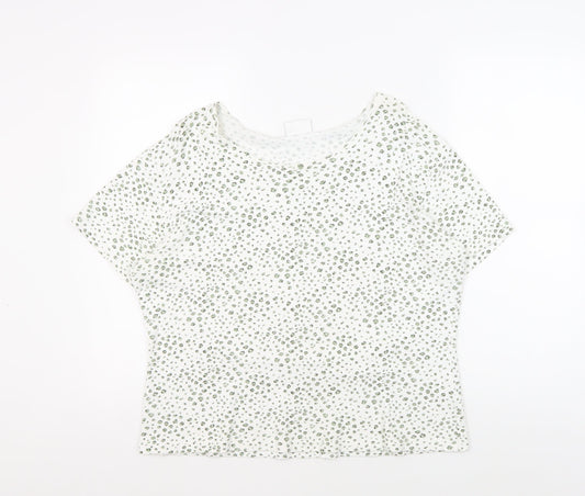 Womens UK Size 16/18 Alexon White Cotton T-Shirt