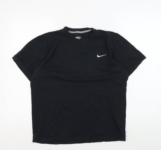 Mens UK Size M Nike Black Cotton T-Shirt
