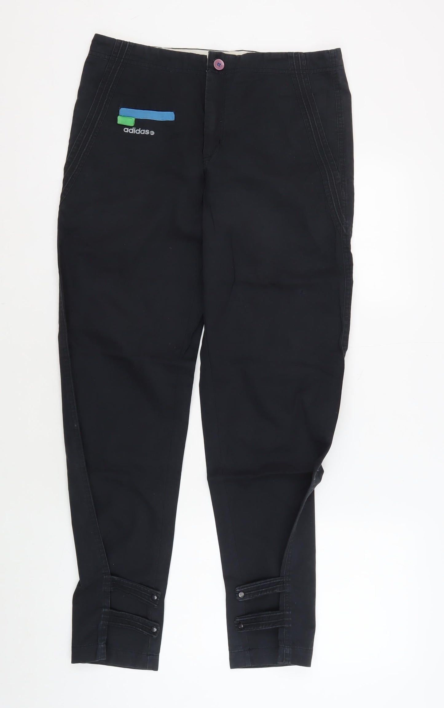 Adidas Men's Black Jogger Trousers, Size M, Gym Wear
