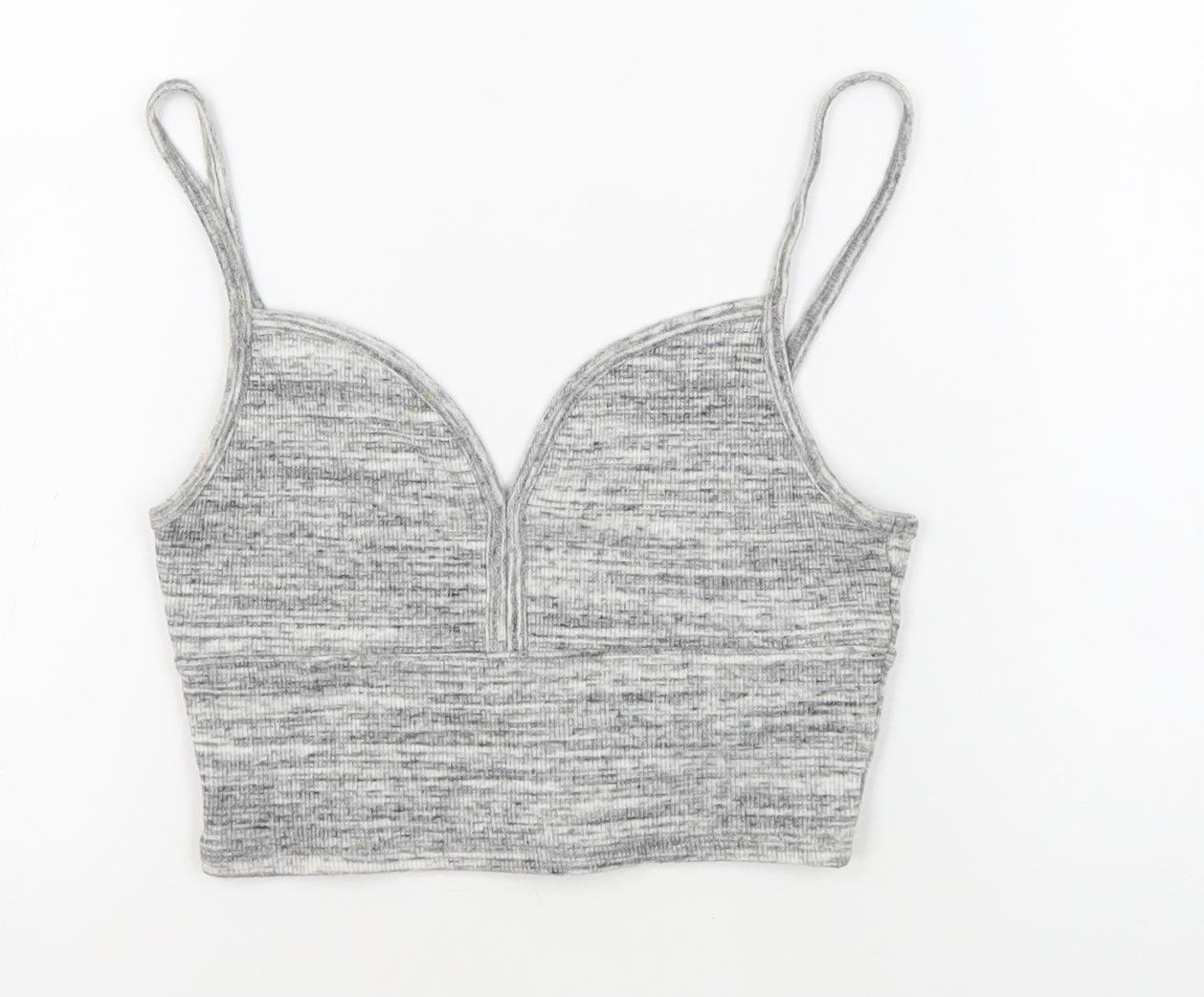 Hollister Women's Grey Camisole Tank Top, Size S