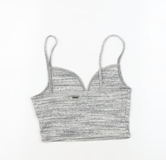 Hollister Women's Grey Camisole Tank Top, Size S