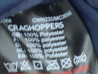 Craghoppers Women's Blue Puffer Jacket Size 8