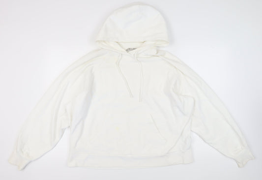 AllSaints Women's White Hoodie M - Casual Pullover