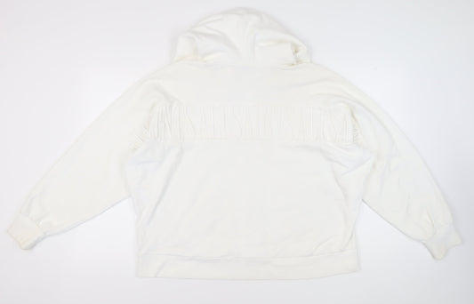 AllSaints Women's White Hoodie M - Casual Pullover