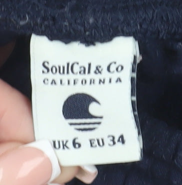 SoulCal & Co Women's Blue Sweat Shorts Size 6