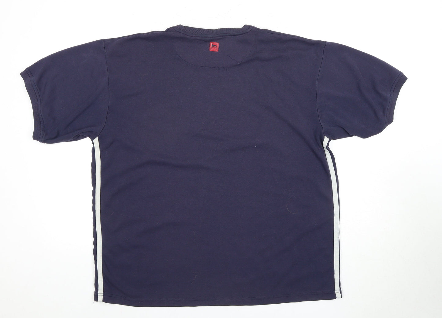 Lonsdale Men's Blue T-Shirt, Size L, Crew Neck