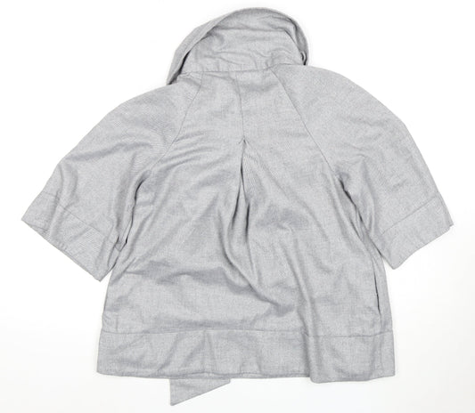 French Connection Grey Womens Cowl Neck Top Size 10