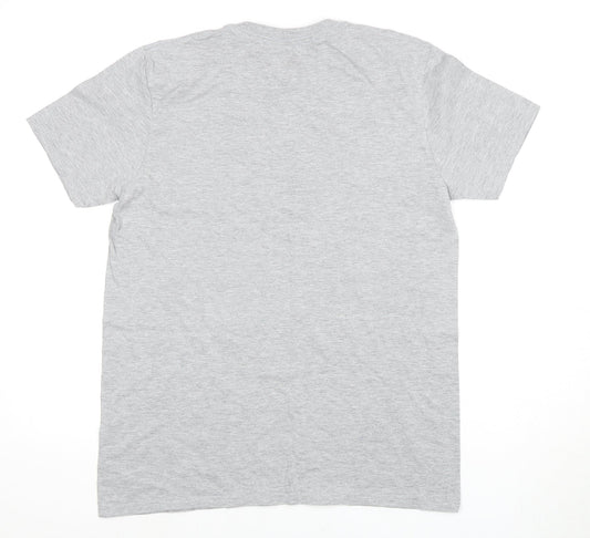 Star Wars Grey Men's T-Shirt, Medium, Short Sleeve