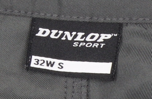 Dunlop Men's Grey Trousers 32W S Straight Fit