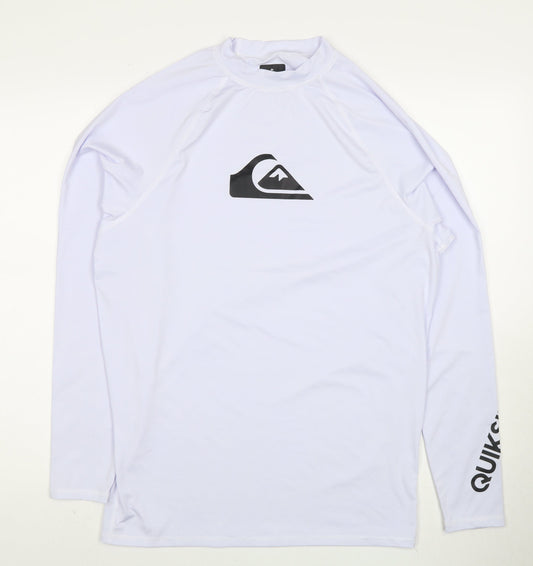 Quiksilver Men's 2XL White Pullover Sweatshirt