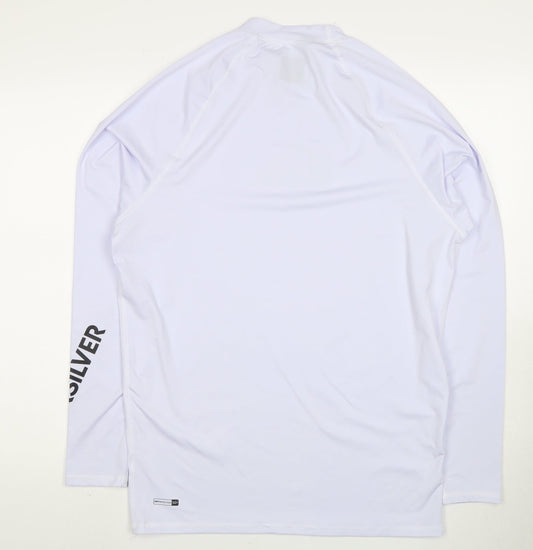 Quiksilver Men's 2XL White Pullover Sweatshirt
