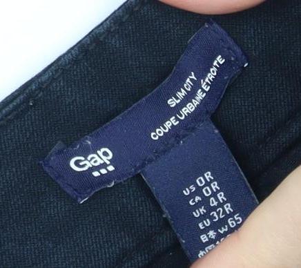 Gap Women's Black Slim Jeans Size 0 - Stylish & Comfortable