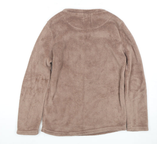 Disney Women's Brown Simba Fleece Pyjama Top 2XS