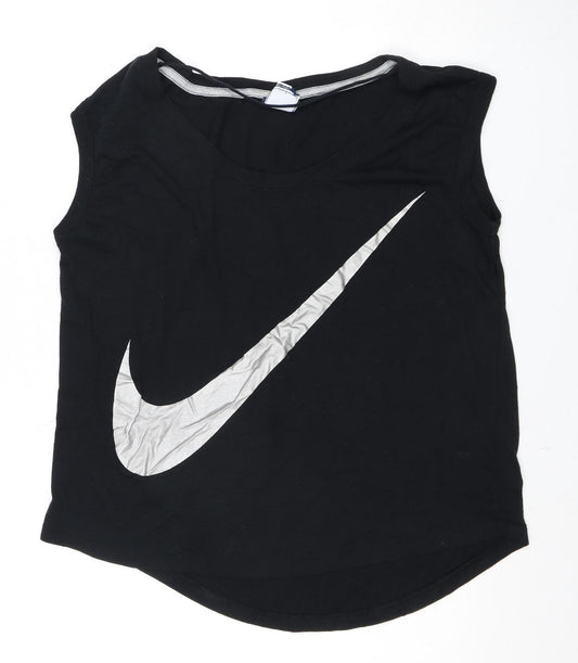 Nike Women's Black Tank Top L - Sporty & Stylish