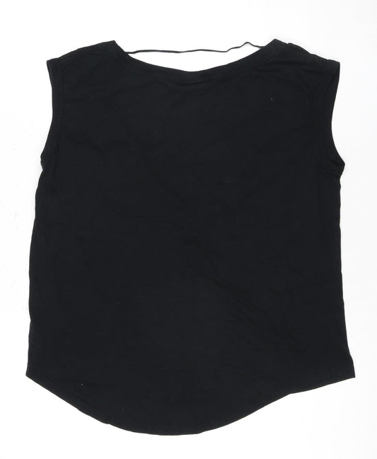 Nike Women's Black Tank Top L - Sporty & Stylish