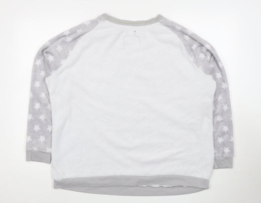 Harry Potter Women's Grey XL Fleece Pyjama Top
