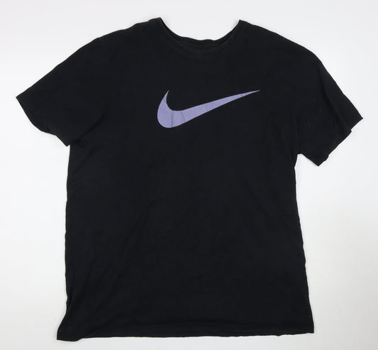 Mens UK Size XL Nike Black Cotton T-Shirt