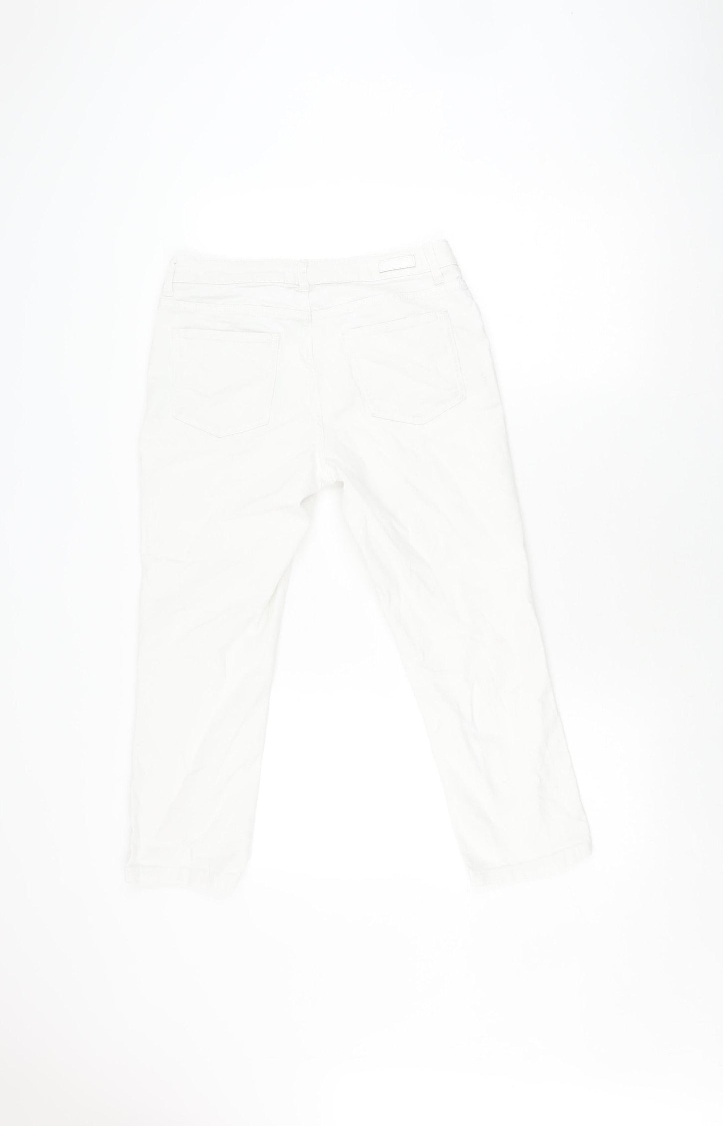 Boden Women's White Jeans Size 10 with Pockets