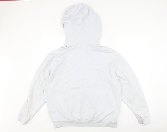 Levi's Men's White Pullover Hoodie M, Logo Accents