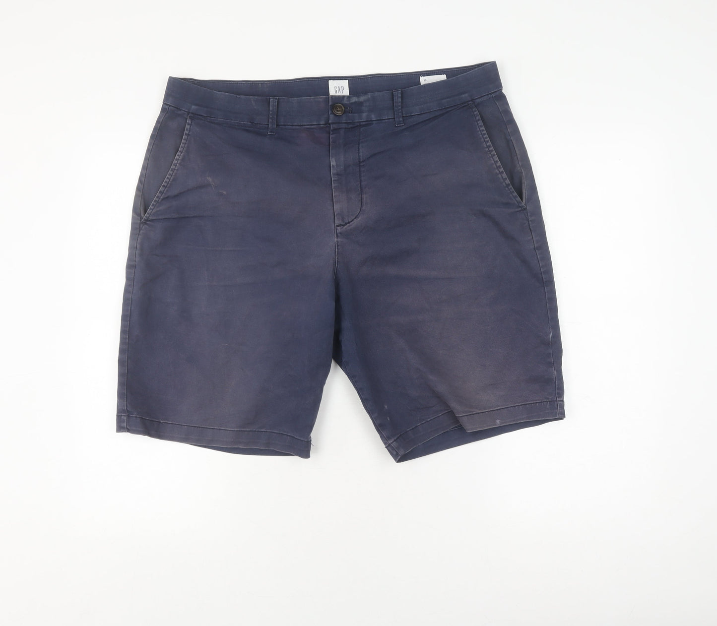 GAP Men's Blue Chino Shorts Size 35 - Casual Summer