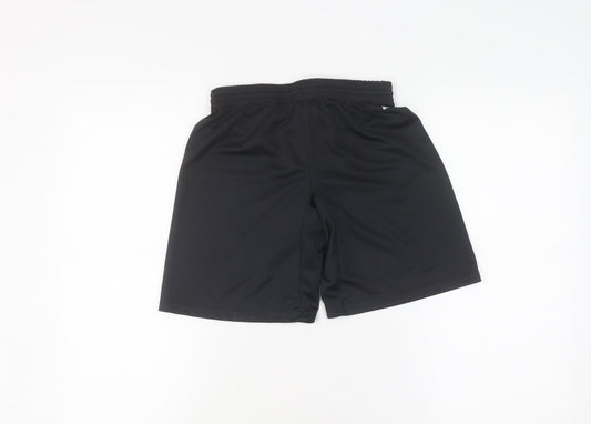 Kipsta Boys Black Athletic Shorts Size 10-11 Years