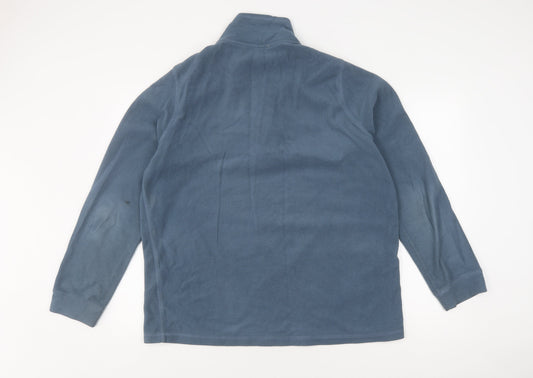 Hawkshead Unisex Adults Blue Fleece Pullover Sweatshirt XL