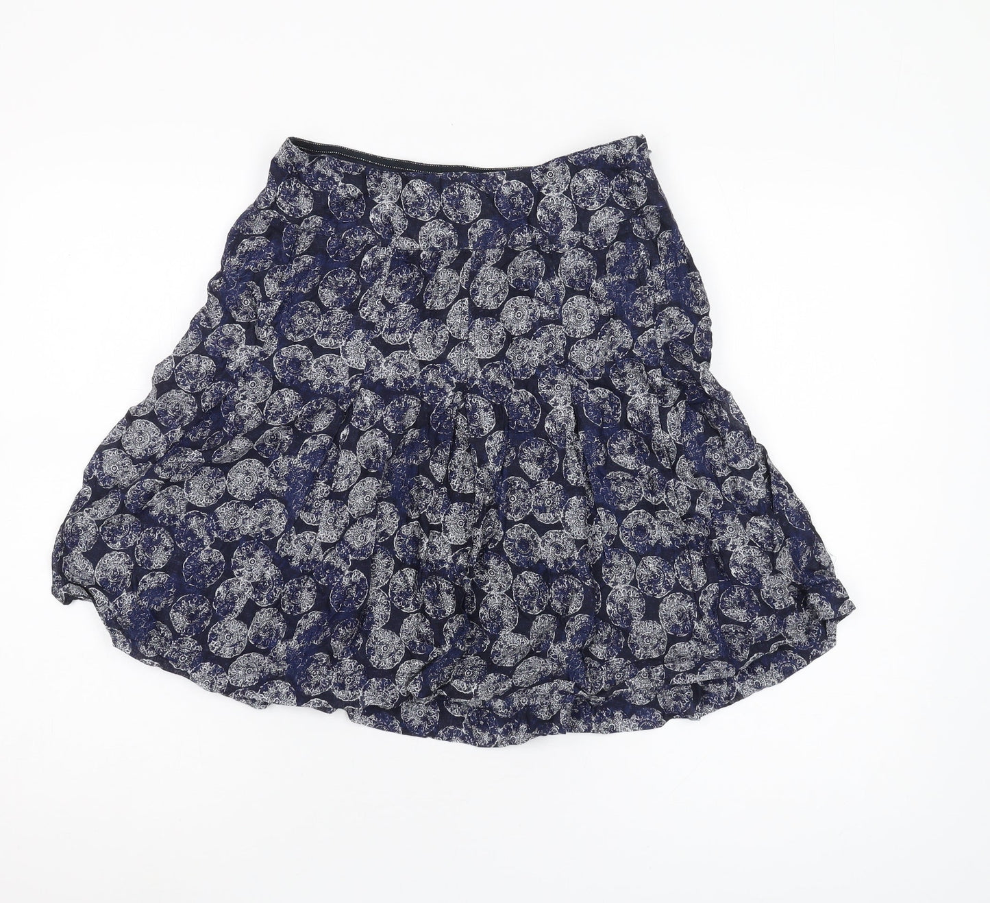 FatFace Women's Blue Pleated Skirt Size 8