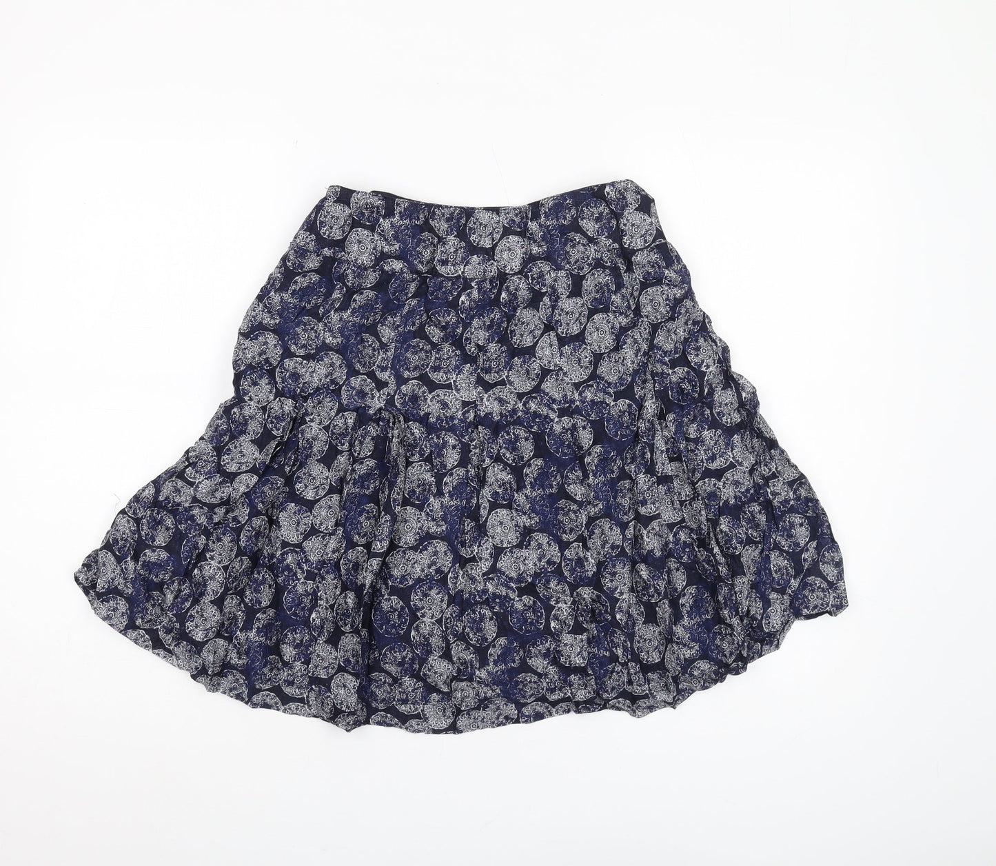 FatFace Women's Blue Pleated Skirt Size 8