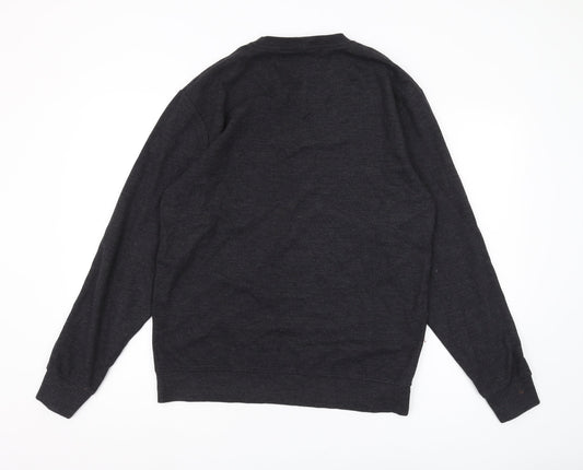 ARSHID WEAR Men's Black 2XL Pullover Sweatshirt