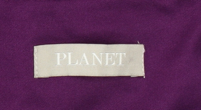 Planet Women's Purple Knee Length Sleeveless Sheath Dress