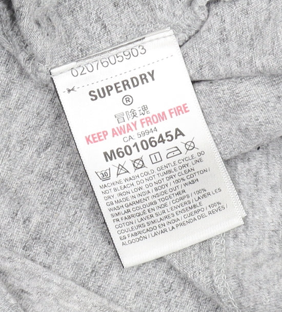 Superdry Men’s Grey Sleeveless T-Shirt Small