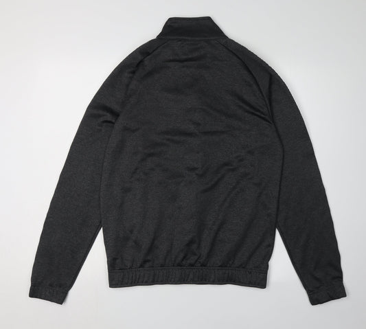 Champion Men's Black Full Zip Sweatshirt S