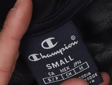 Champion Men's Black Full Zip Sweatshirt S