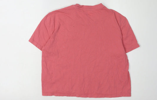 Adidas Unisex Pink T-Shirt M - Casual & Sporty