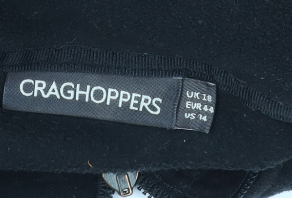 Craghoppers Women's Black Fleece Jacket - Size 18