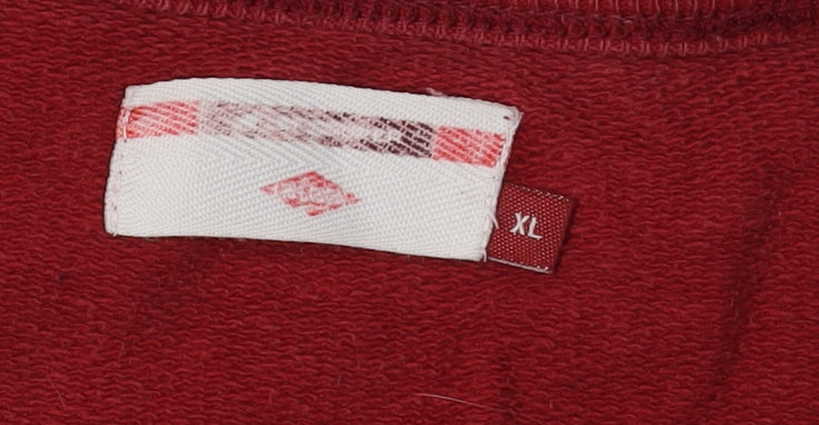 Lee Cooper Men's Red XL Pullover Sweatshirt