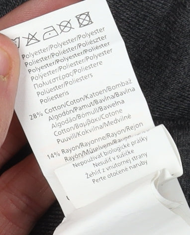 Lonsdale Unisex Grey Full Zip Hoodie Size 10