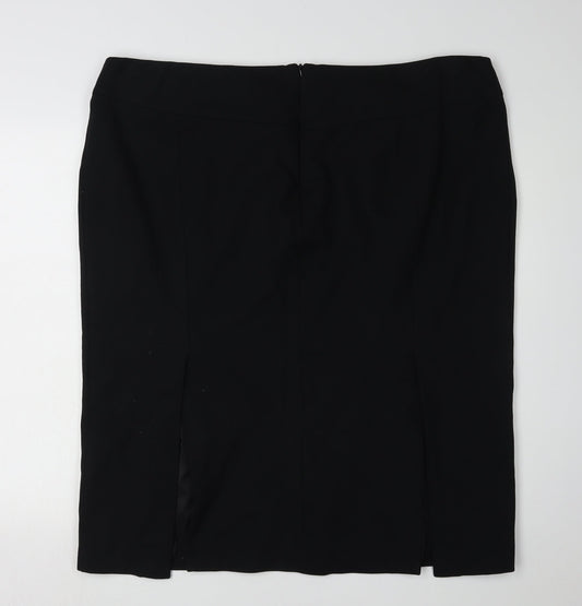 Marks and Spencer Women's Black Pencil Skirt Size 10