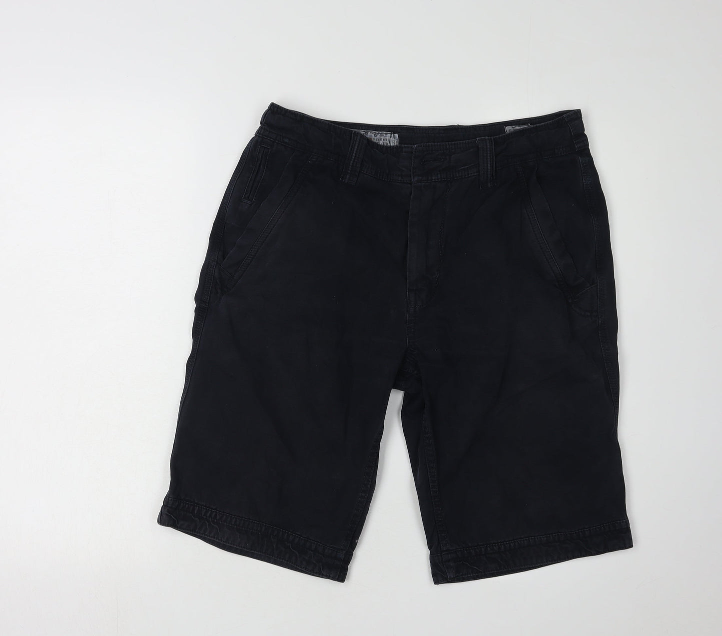 South Coast Men's Black Chino Shorts Size 32