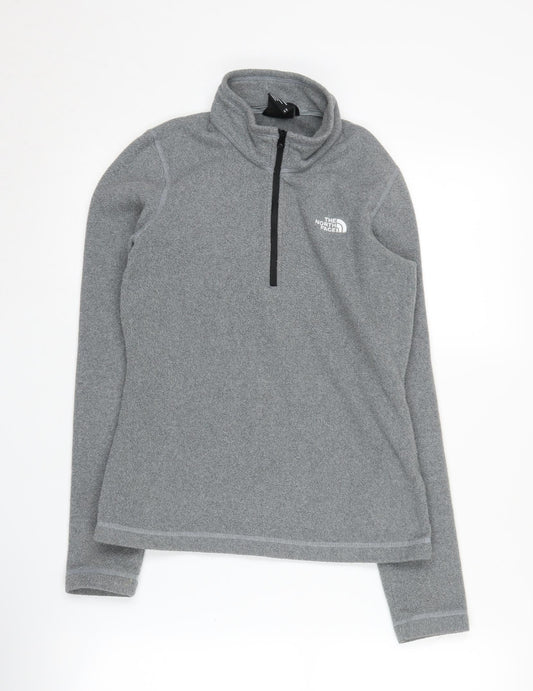 The North Face Women's Grey Fleece Pullover XS