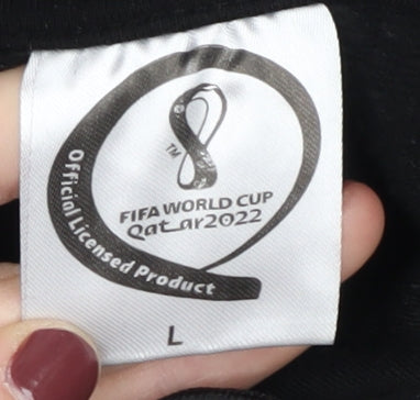 FIFA World Cup Men's Black L Pullover Hoodie