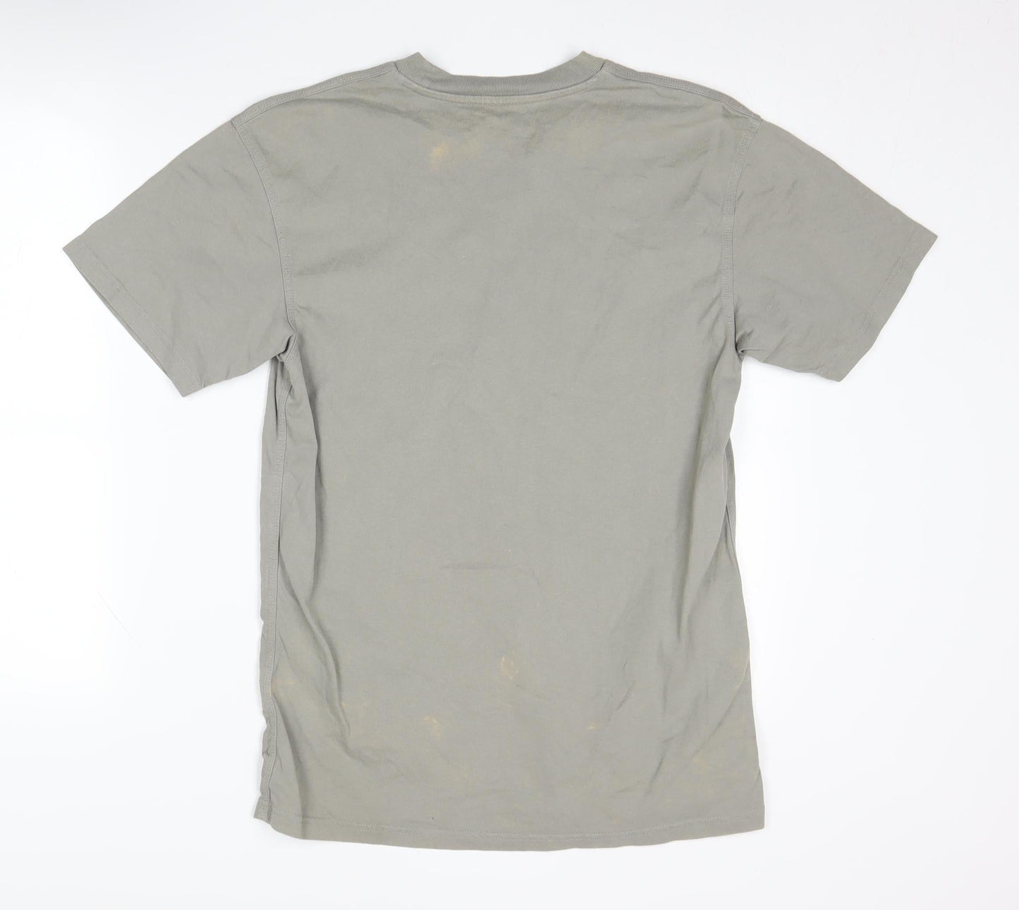 Carhartt Men's Grey S Cotton Crew Neck T-Shirt