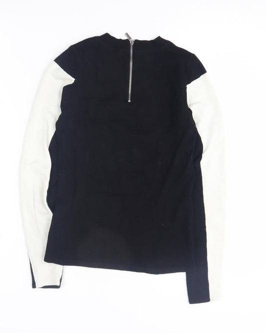 Karen Millen Women's Black Pullover Jumper Size 8
