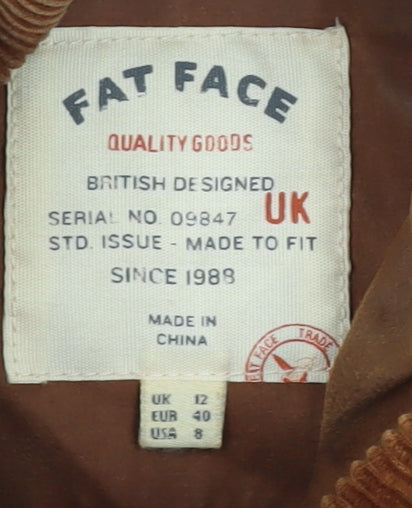 Fat Face Women's Brown Parka Jacket Size 12